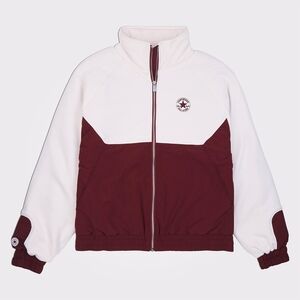 Converse White and Burgundy Jacket